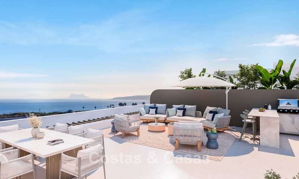 Lancering! Innovatieve off-plan appartementen met panoramisch berg- en zeezicht te koop nabij Estepona centrum 785255