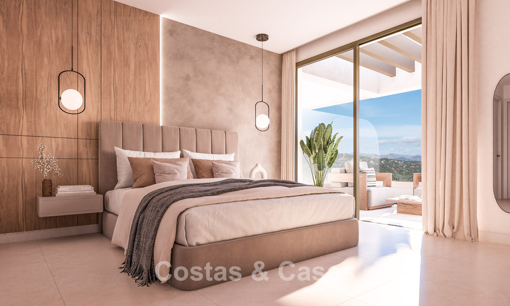 Lancering! Innovatieve off-plan appartementen met panoramisch berg- en zeezicht te koop nabij Estepona centrum 785259