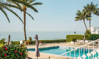 Luxueuze strandwoning met open zeezicht te koop, direct aan het strand op de prestigieuze Golden Mile van Marbella 785330 