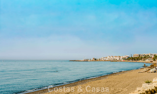 Luxueuze strandwoning met open zeezicht te koop, direct aan het strand op de prestigieuze Golden Mile van Marbella 785332 