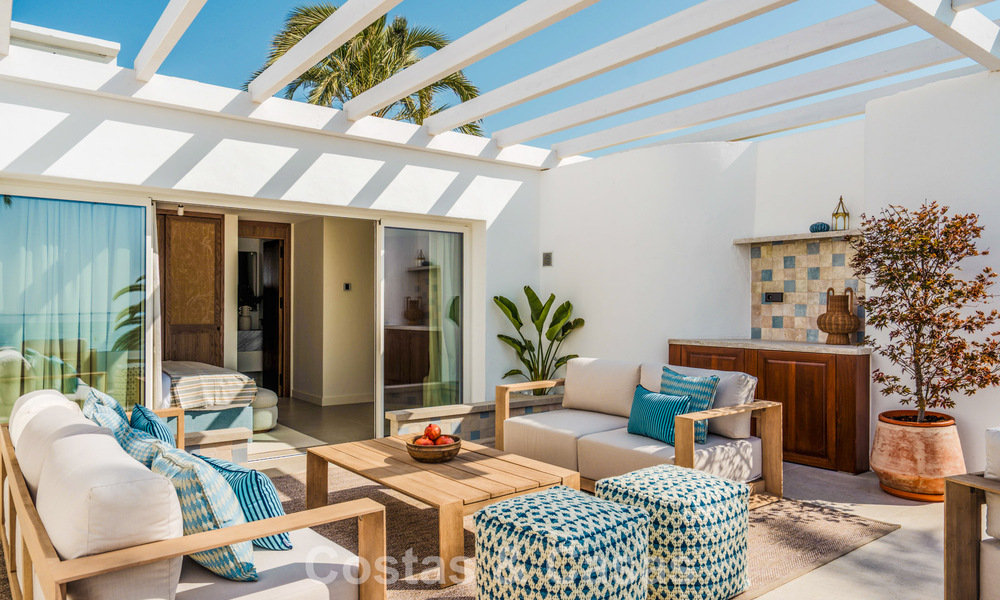Luxueuze strandwoning met open zeezicht te koop, direct aan het strand op de prestigieuze Golden Mile van Marbella 785338
