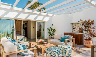Luxueuze strandwoning met open zeezicht te koop, direct aan het strand op de prestigieuze Golden Mile van Marbella 785338 