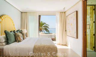 Luxueuze strandwoning met open zeezicht te koop, direct aan het strand op de prestigieuze Golden Mile van Marbella 785340 