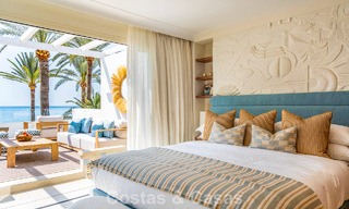 Luxueuze strandwoning met open zeezicht te koop, direct aan het strand op de prestigieuze Golden Mile van Marbella 785349 