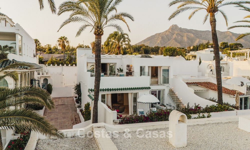 Luxueuze strandwoning met open zeezicht te koop, direct aan het strand op de prestigieuze Golden Mile van Marbella 785365