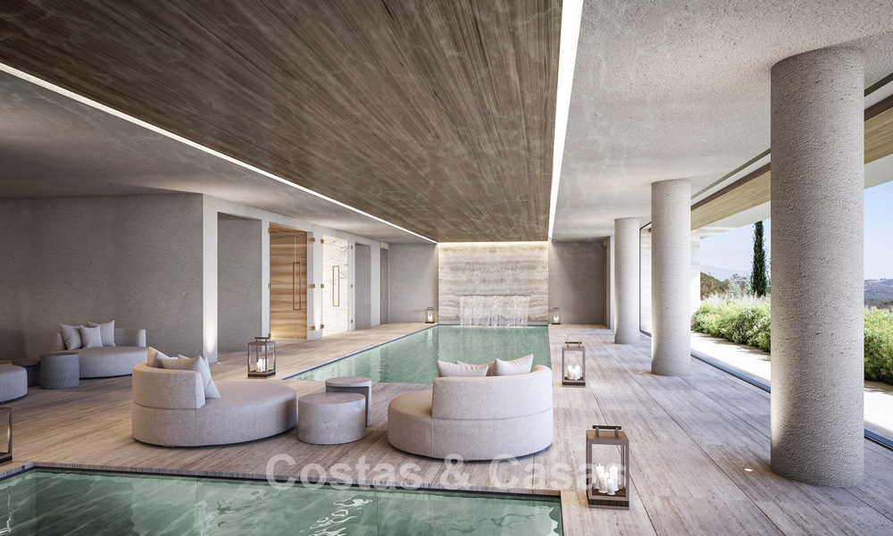 Nieuwe, high-end luxevilla te koop met zeezicht in een gated en permanent bewaakte villawijk van Sotogrande, Costa del Sol 785713