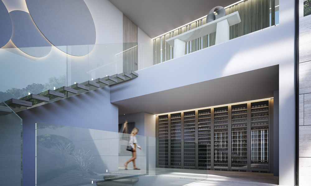 Nieuwe, high-end luxevilla te koop met zeezicht in een gated en permanent bewaakte villawijk van Sotogrande, Costa del Sol 785718