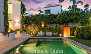 Moderne Spaanse luxevilla te koop op de tweede lijn van een golfbaan in een bevoorrechte villawijk, Benahavis - Marbella 785767 