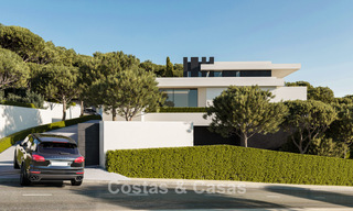 Architectonische nieuwbouwvilla’s met panoramisch zeezicht te koop in een beveiligde urbanisatie van Benahavis - Marbella 785776 