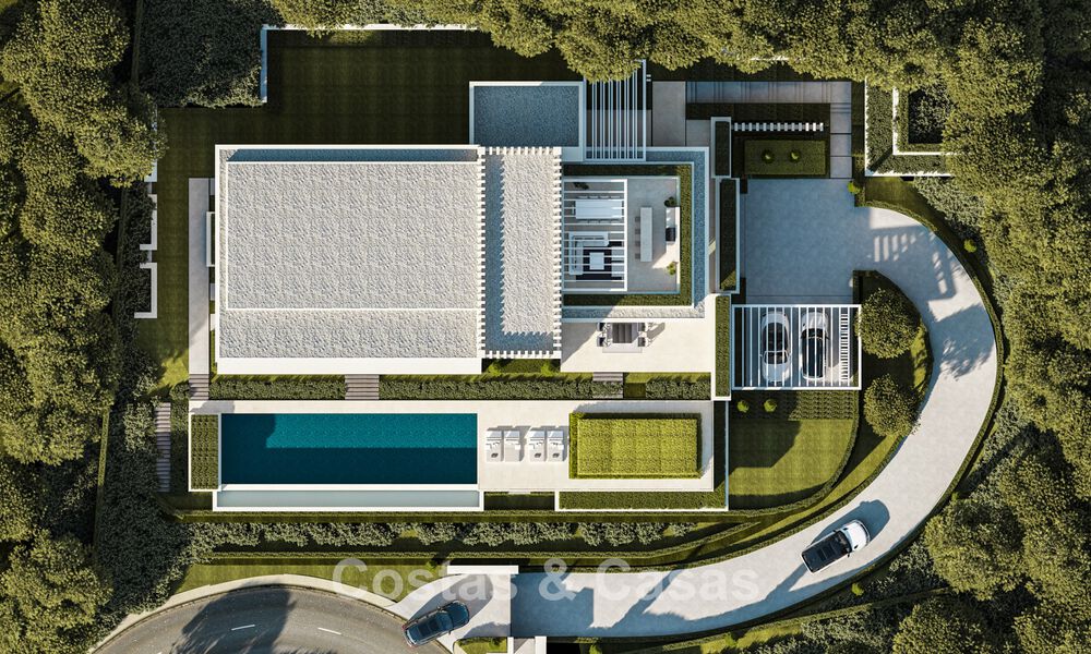 High-end luxevilla’s met panoramisch uitzicht op zee, in een beveiligde urbanisatie in Benahavis - Marbella 785783