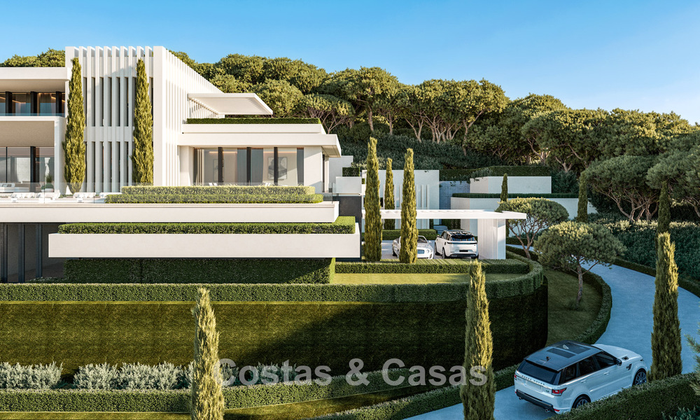 High-end luxevilla’s met panoramisch uitzicht op zee, in een beveiligde urbanisatie in Benahavis - Marbella 785785