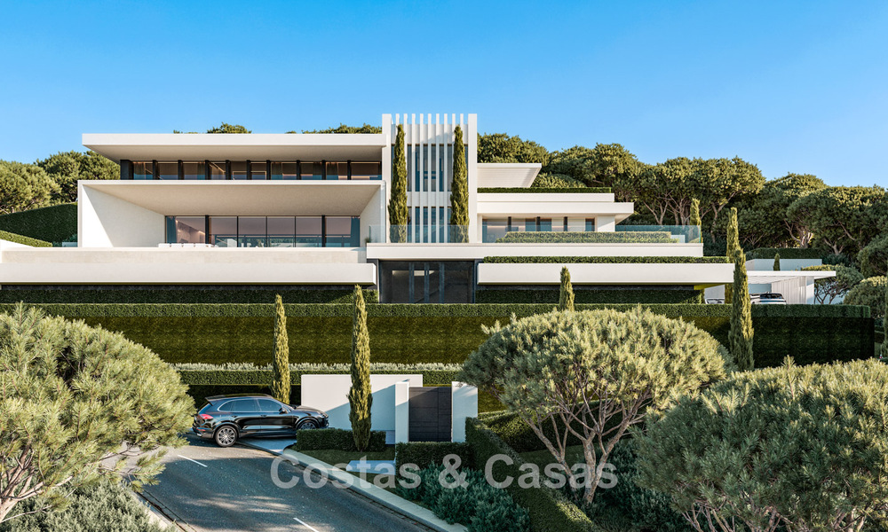High-end luxevilla’s met panoramisch uitzicht op zee, in een beveiligde urbanisatie in Benahavis - Marbella 785786