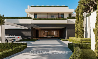 High-end luxevilla’s met panoramisch uitzicht op zee, in een beveiligde urbanisatie in Benahavis - Marbella 785790 