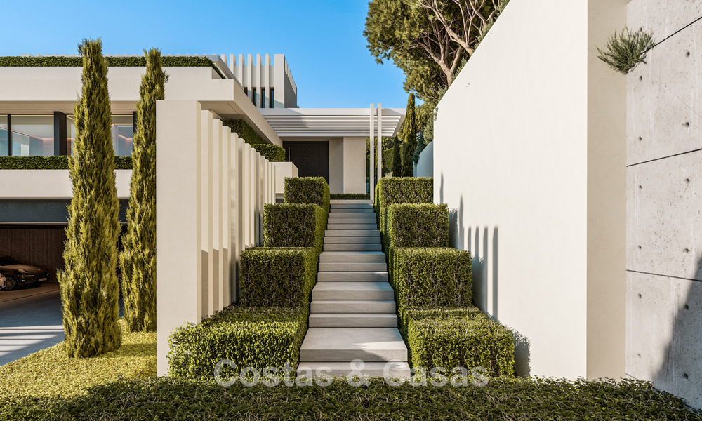 High-end luxevilla’s met panoramisch uitzicht op zee, in een beveiligde urbanisatie in Benahavis - Marbella 785791