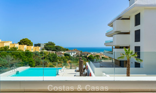 Nieuwe appartementen te koop op toplocatie met zeezicht tussen Benalmadena en Fuengirola, Costa del Sol 801822 