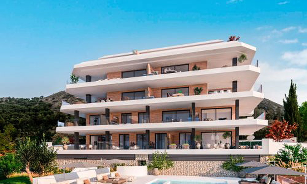 Nieuwe appartementen te koop op toplocatie met zeezicht tussen Benalmadena en Fuengirola, Costa del Sol 801826