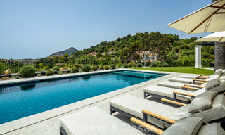 Sublieme boutique villa te koop, omgeven door weelderig groen in het exclusieve La Zagaleta resort in Marbella - Benahavis 786165 