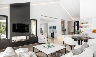 Gemoderniseerde familievilla te koop in een begeerde golfomgeving in Nueva Andalucia, Marbella 786823 