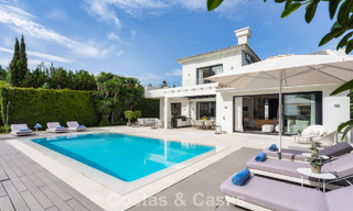 Gemoderniseerde familievilla te koop in een begeerde golfomgeving in Nueva Andalucia, Marbella 786829 
