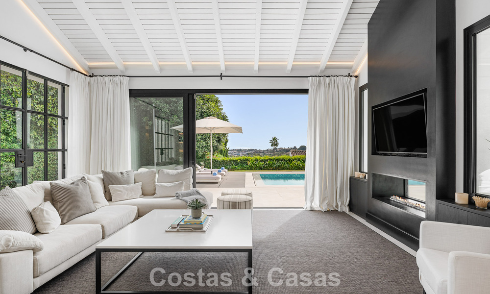 Gemoderniseerde familievilla te koop in een begeerde golfomgeving in Nueva Andalucia, Marbella 786832