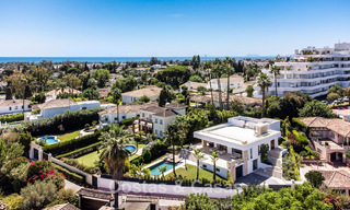 Moderne-mediterrane luxevilla te koop dicht bij alle voorzieningen in Guadalmina en San Pedro, Marbella 786872 