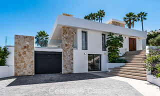 Moderne-mediterrane luxevilla te koop dicht bij alle voorzieningen in Guadalmina en San Pedro, Marbella 786877 