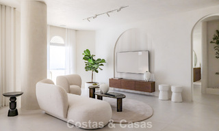 Eigentijds gerenoveerd Penthouse met privézwembad en panoramisch zeezicht te koop op Marbella’s Golden Mile 787005 