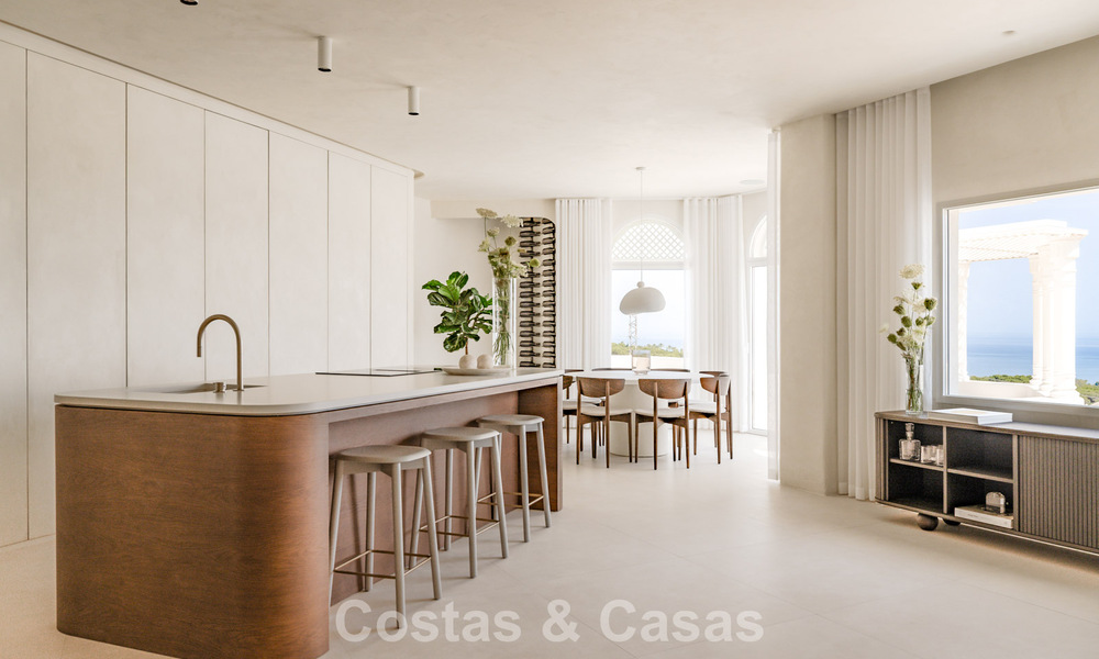 Eigentijds gerenoveerd Penthouse met privézwembad en panoramisch zeezicht te koop op Marbella’s Golden Mile 787007