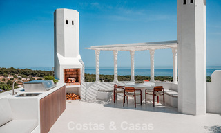 Eigentijds gerenoveerd Penthouse met privézwembad en panoramisch zeezicht te koop op Marbella’s Golden Mile 787017 