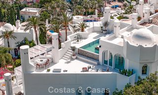 Eigentijds gerenoveerd Penthouse met privézwembad en panoramisch zeezicht te koop op Marbella’s Golden Mile 787022 