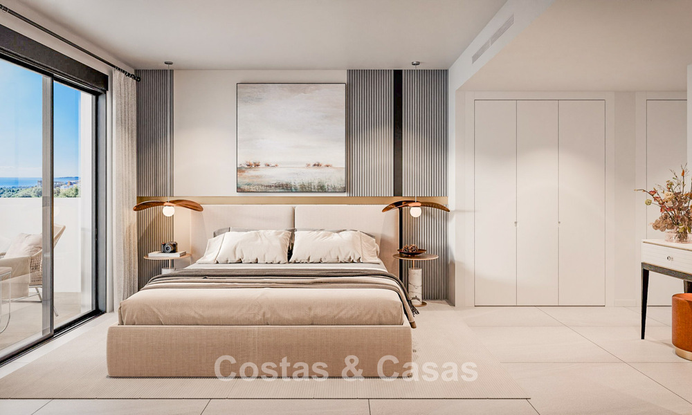 Lancering! Off-plan, innovatieve appartementen te koop met zeezicht in de heuvels van Marbella Oost 787033