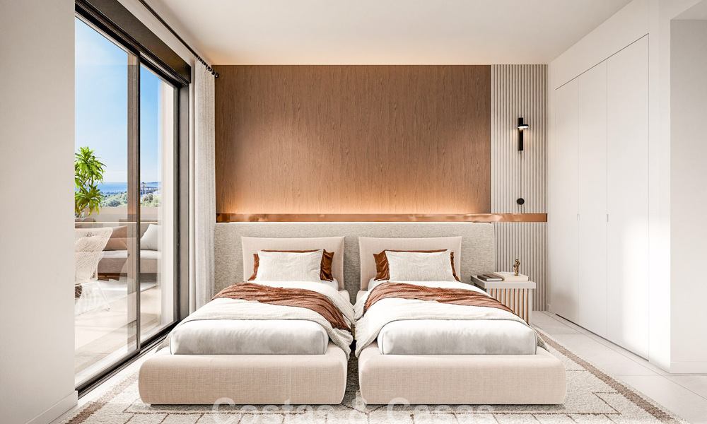 Lancering! Off-plan, innovatieve appartementen te koop met zeezicht in de heuvels van Marbella Oost 787036