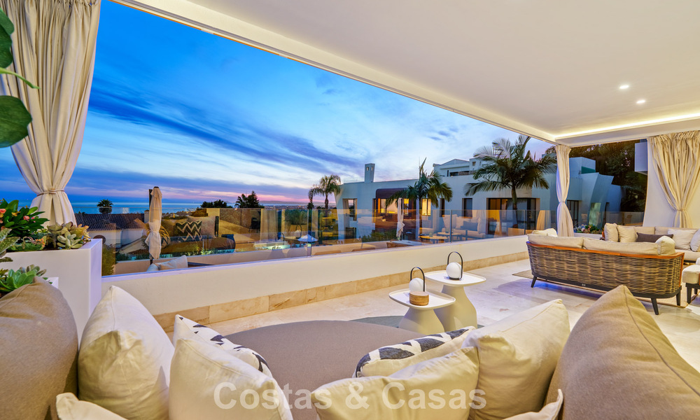 Luxe duplex appartement met zeezicht te koop in een eersteklas Sierra Blanca complex op Marbella’s Golden Mile 787550