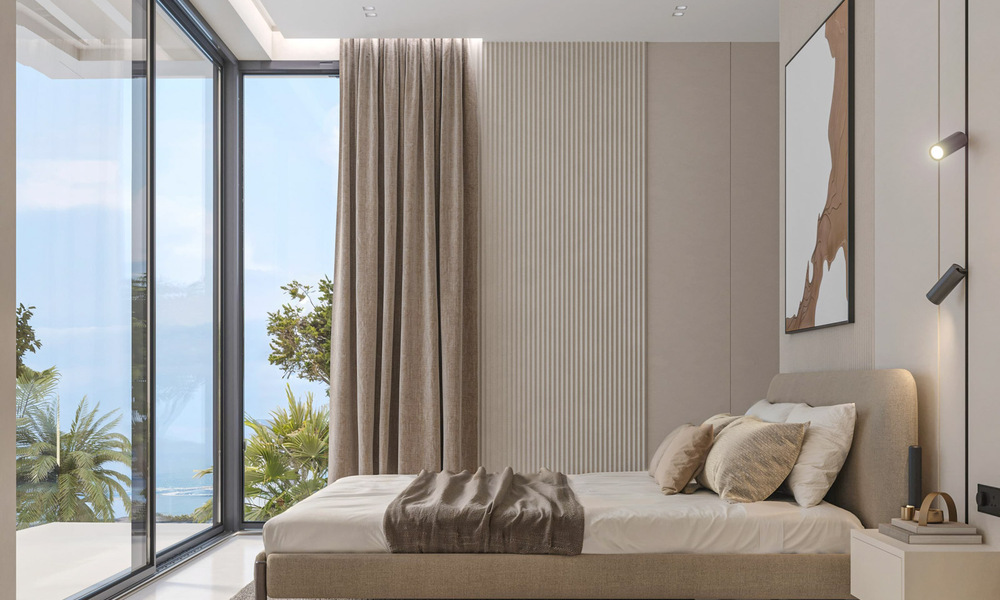 Exclusieve, off-plan designvilla’s met avant-garde architectuur te koop op 200m van het strand in Mijas Costa 787476