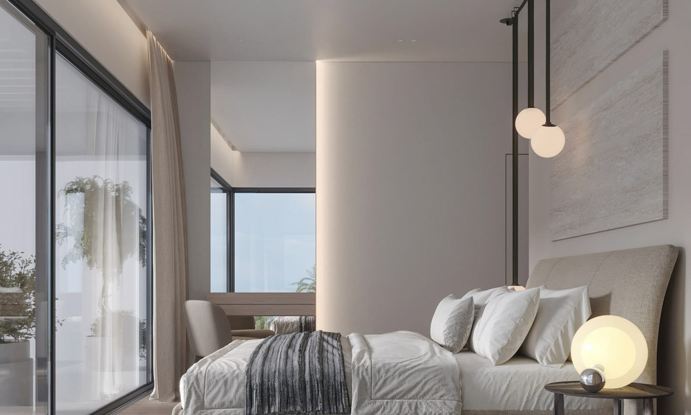 Exclusieve, off-plan designvilla’s met avant-garde architectuur te koop op 200m van het strand in Mijas Costa 787480