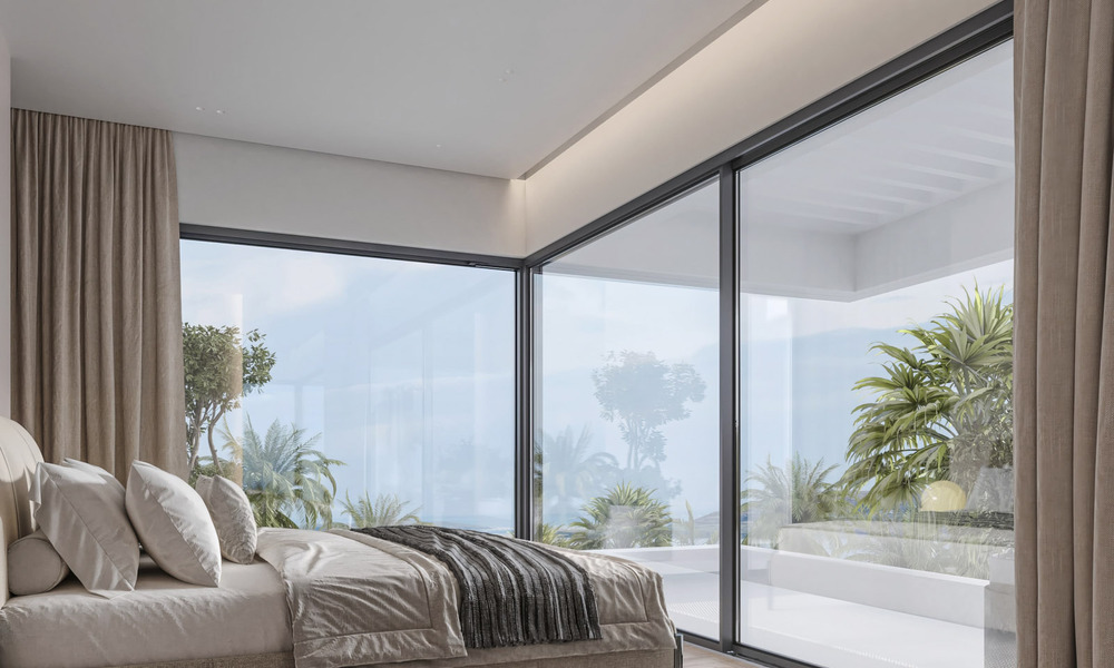 Exclusieve, off-plan designvilla’s met avant-garde architectuur te koop op 200m van het strand in Mijas Costa 787481