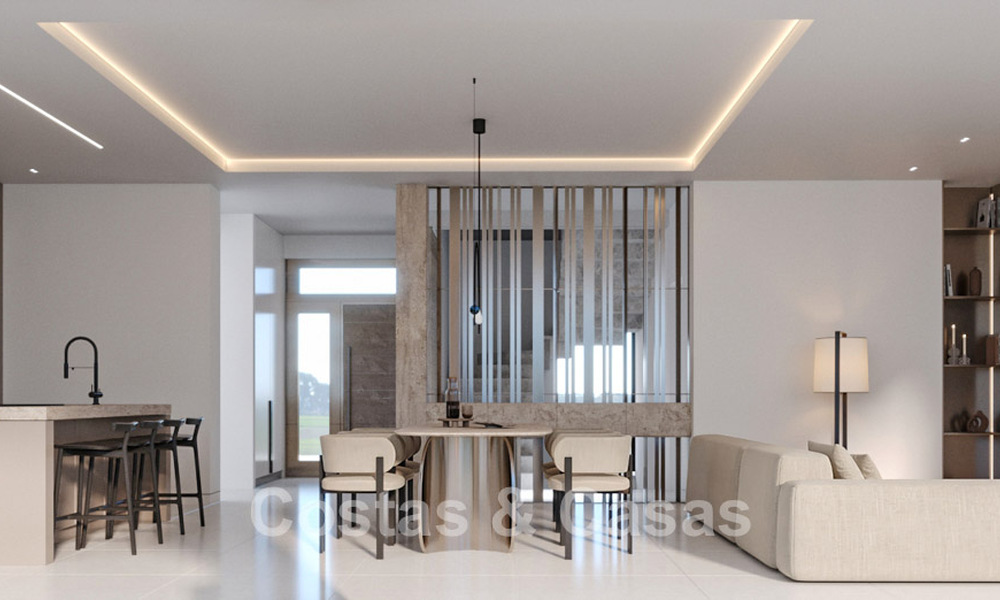 Exclusieve, off-plan designvilla’s met avant-garde architectuur te koop op 200m van het strand in Mijas Costa 787494