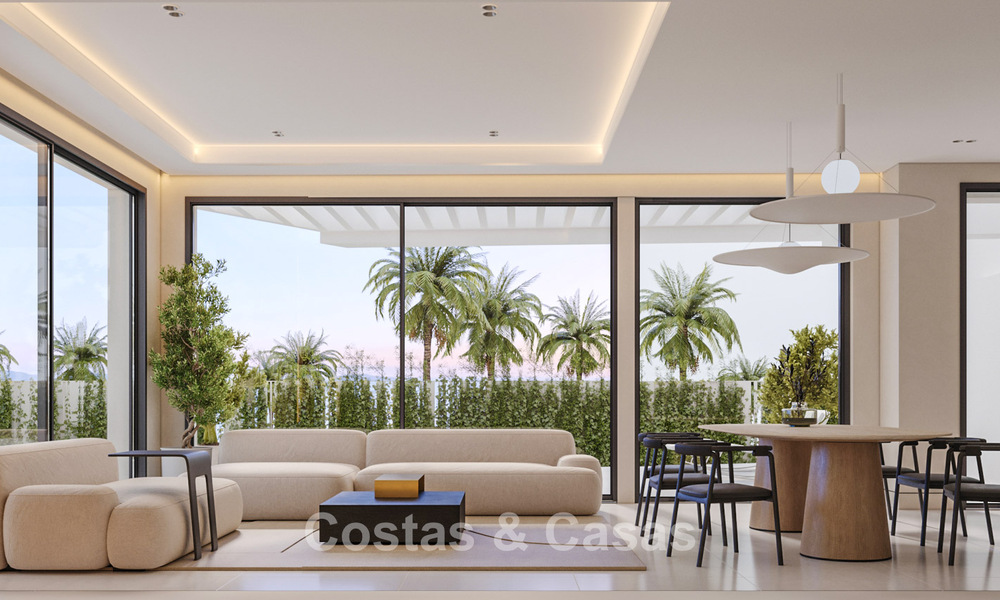 Exclusieve, off-plan designvilla’s met avant-garde architectuur te koop op 200m van het strand in Mijas Costa 787496