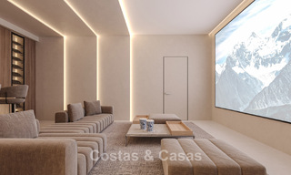 Exclusieve, off-plan designvilla’s met avant-garde architectuur te koop op 200m van het strand in Mijas Costa 787500 