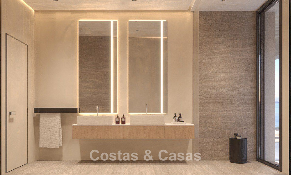 Exclusieve, off-plan designvilla’s met avant-garde architectuur te koop op 200m van het strand in Mijas Costa 787504