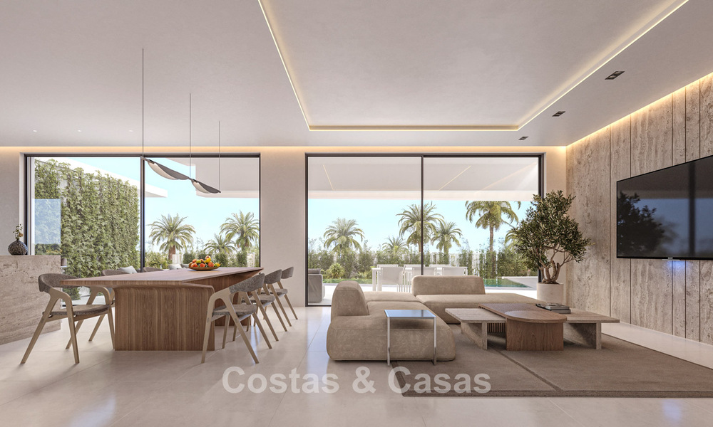 Exclusieve, off-plan designvilla’s met avant-garde architectuur te koop op 200m van het strand in Mijas Costa 787514