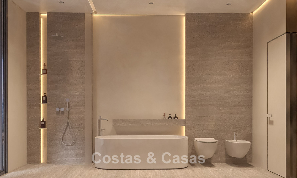 Exclusieve, off-plan designvilla’s met avant-garde architectuur te koop op 200m van het strand in Mijas Costa 787518