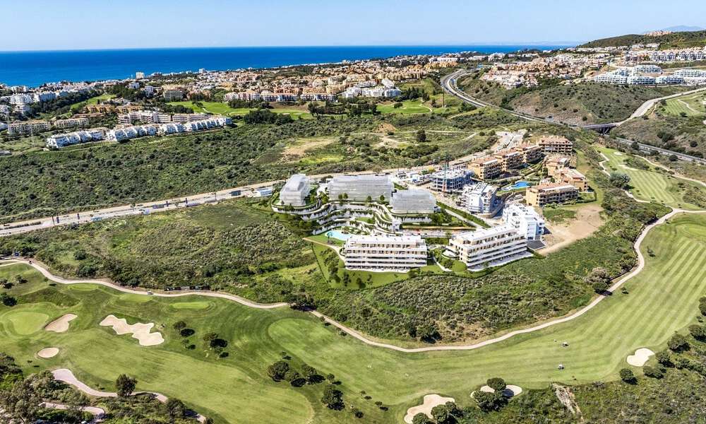 Lancering. Eigentijdse nieuwbouwappartementen te koop omgeven door golfbanen in Mijas, Costa del Sol 787795