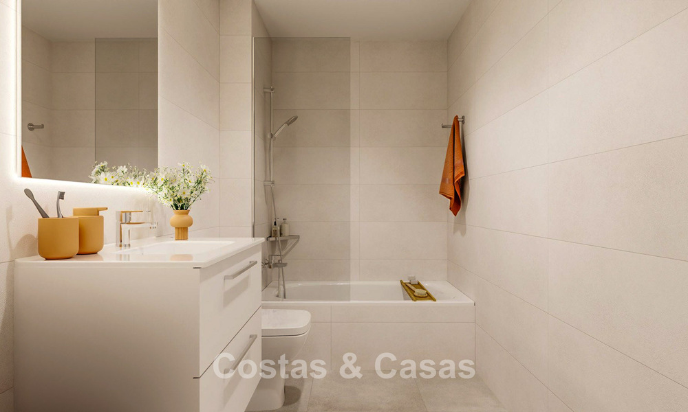 Lancering. Eigentijdse nieuwbouwappartementen te koop omgeven door golfbanen in Mijas, Costa del Sol 787803