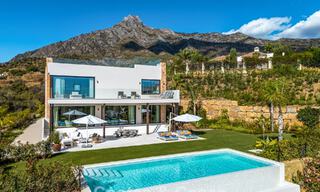 Instapklare, high-end designvilla met zeezicht te koop aan de Golden Mile van Marbella 788121 