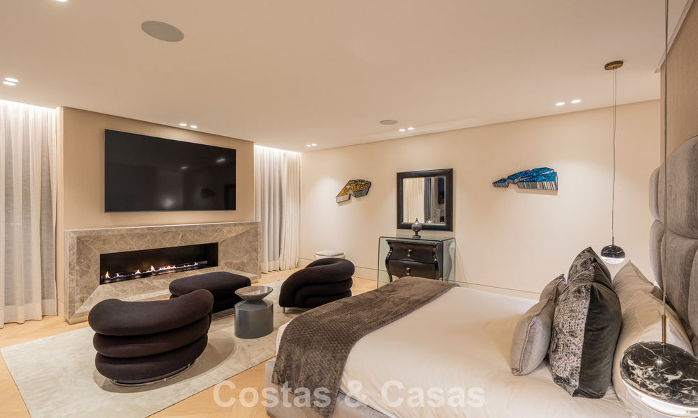 Instapklare, high-end designvilla met zeezicht te koop aan de Golden Mile van Marbella 788126