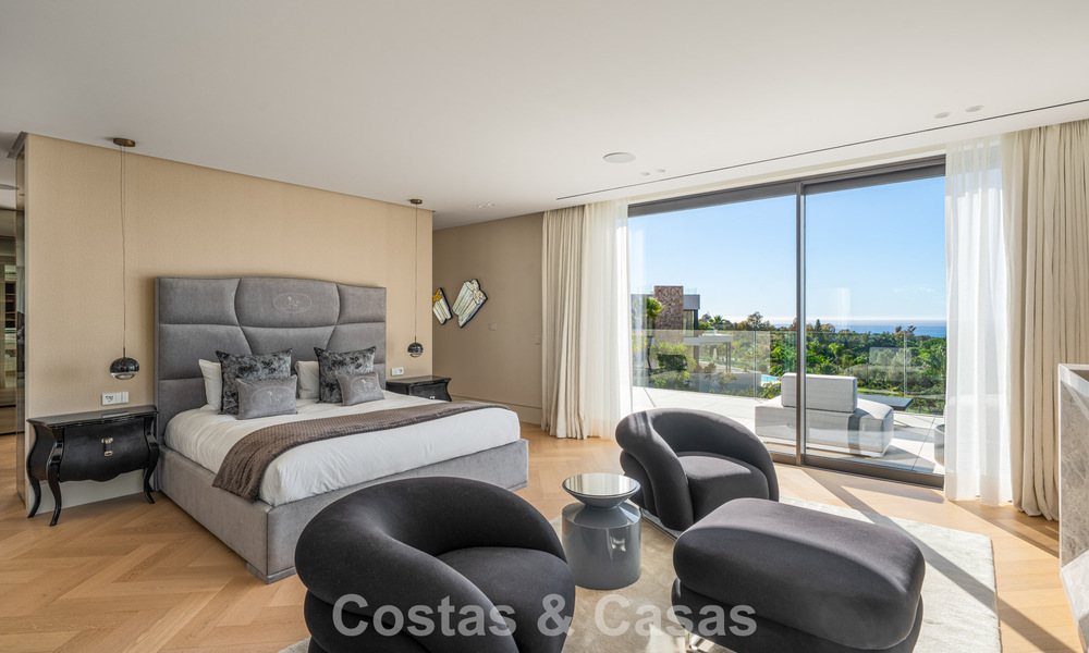 Instapklare, high-end designvilla met zeezicht te koop aan de Golden Mile van Marbella 788142