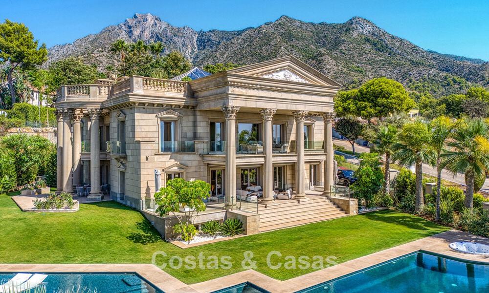 Opmerkelijk paleis in neoklassieke stijl te koop in de prestigieuze, gated wijk van Sierra Blanca, Marbella 788212