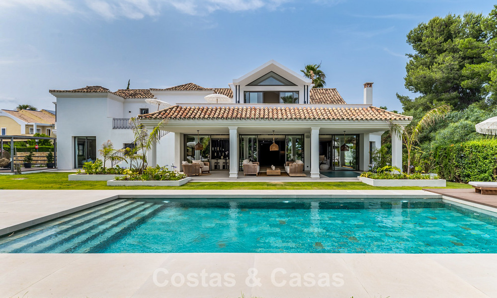 Prachtige luxevilla met tijdloze Andalusische architectuur te koop op de New Golden Mile tussen Marbella en Estepona 788362