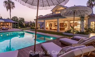 Prachtige luxevilla met tijdloze Andalusische architectuur te koop op de New Golden Mile tussen Marbella en Estepona 788372 